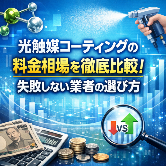 光触媒コーティングの料金相場を徹底比較！失敗しない業者の選び方